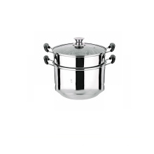 High quality low price stainless steel double steamer thermal cooking pot gas boiler